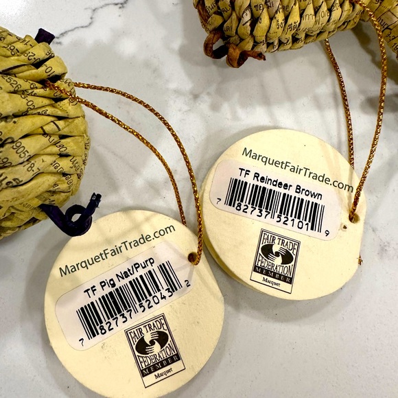 NWT Marquet Fair Trade Ornaments - Picture 8 of 8